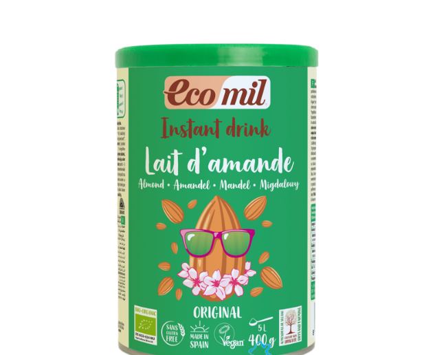Sữa bột hạnh nhân hữu cơ Ecomil 400gr