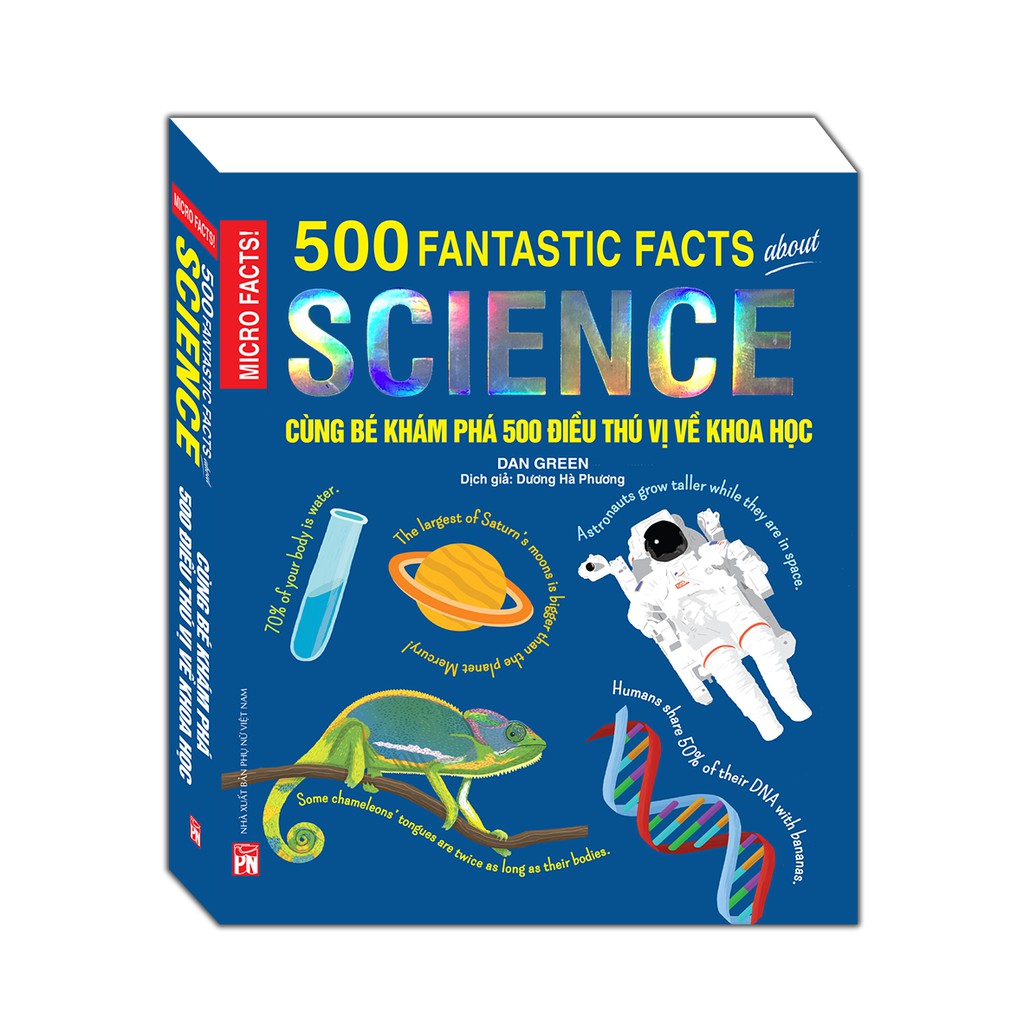 Sách - sách bản quyền micro facts ! cùng bé khám phá 500 điều thú vị về khoa học