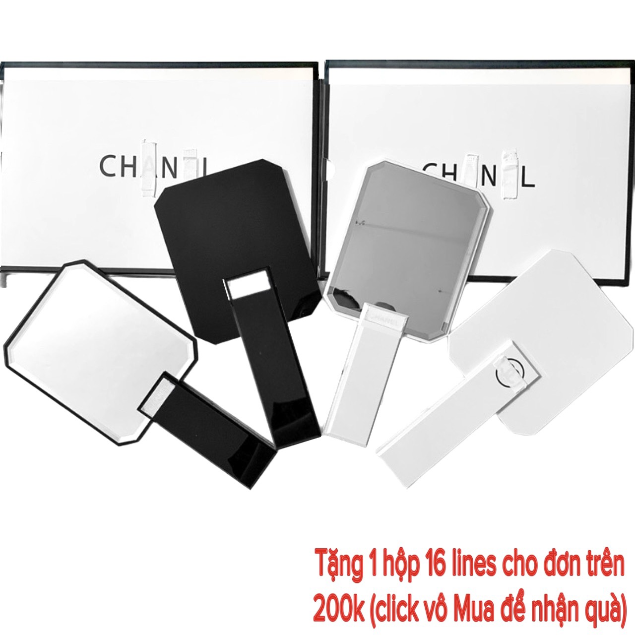 Gương Chanel cầm tay cao cấp sang chảnh