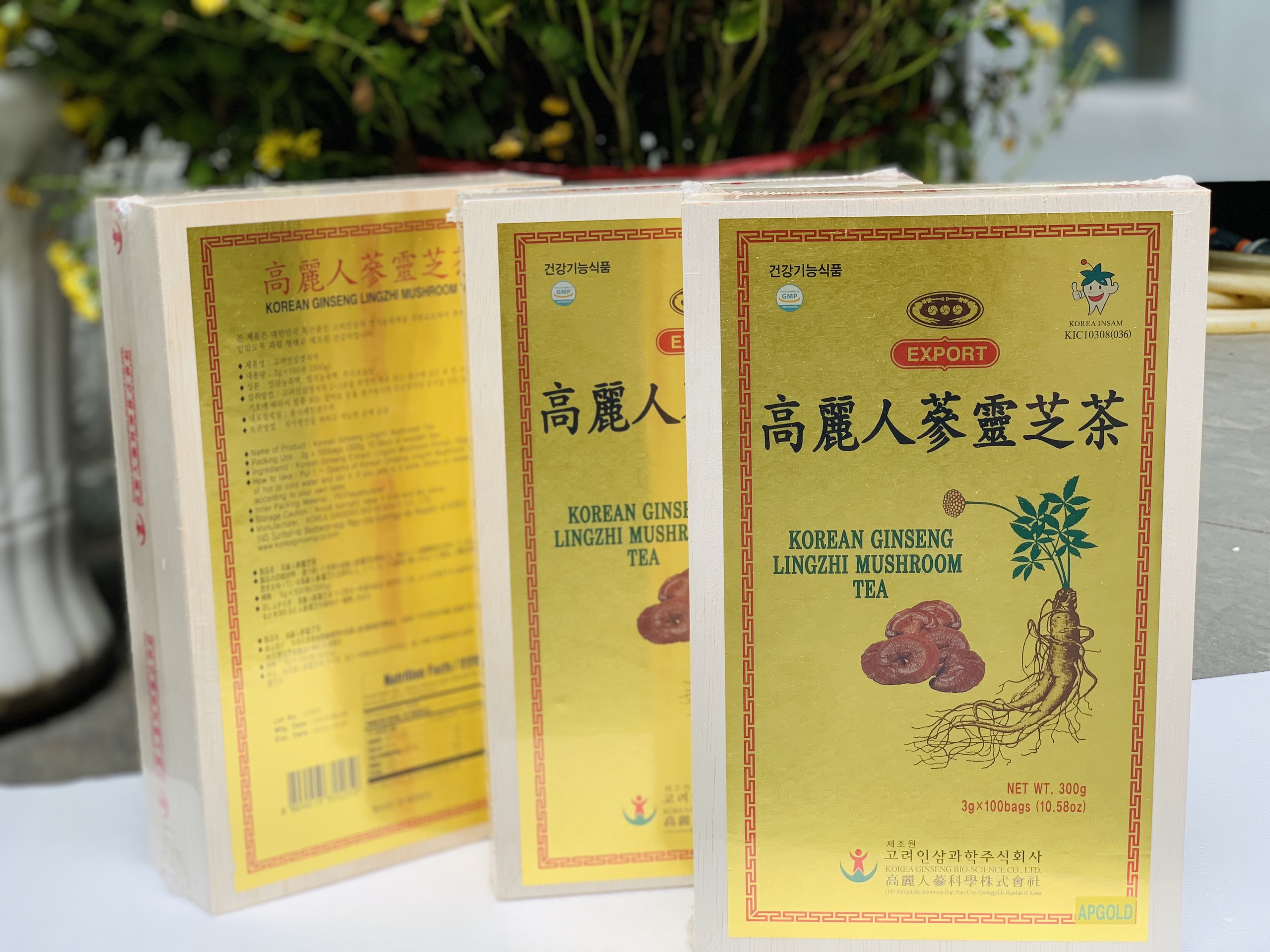 Trà sâm Linh Chi Hàn Quốc Bio Apgold
