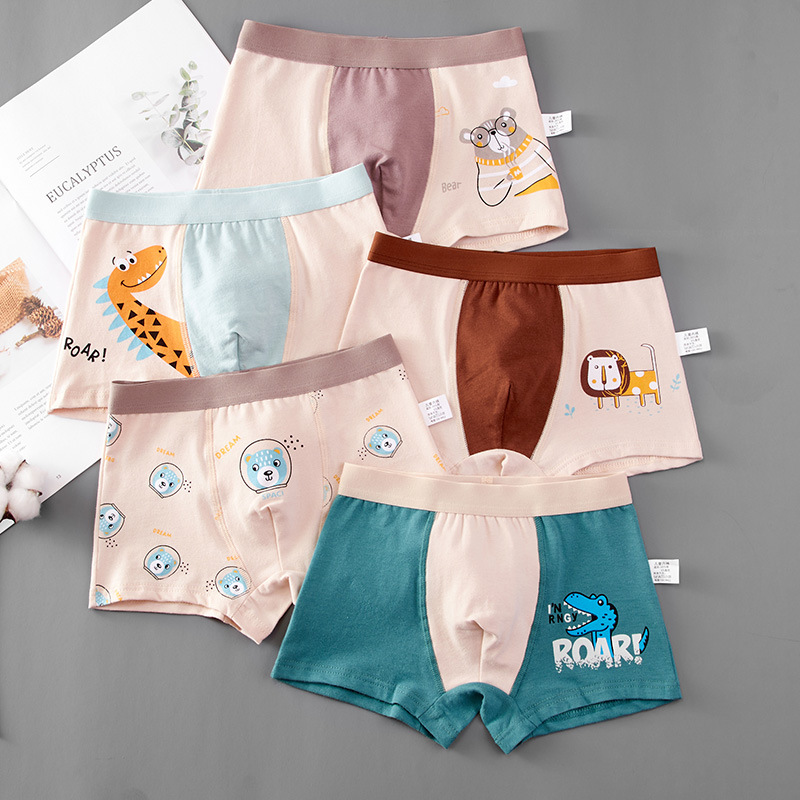 Set 5 quần sịp bé trai- quần lót bé trai size 7-45kg