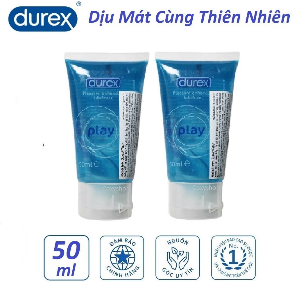[HCM]Combo 2 chai gel bôi trơn Durex Play 50ml