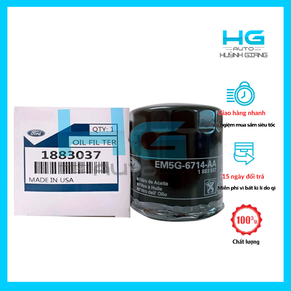 Lọc nhớt Ford Fiesta, Ford Focus mã EM5G-6714-AA/1883037- Hgauto
