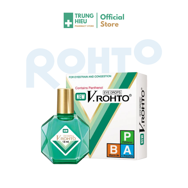 13ml - nước nhỏ mắt - new v.rohto - sản phẩm chính hãng