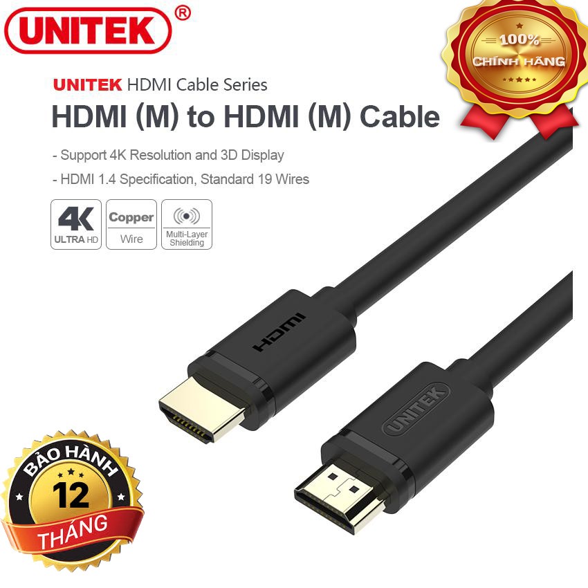 Cable hdmi unitek 5m 5m19a 4 - cable hdmi unitek 5m