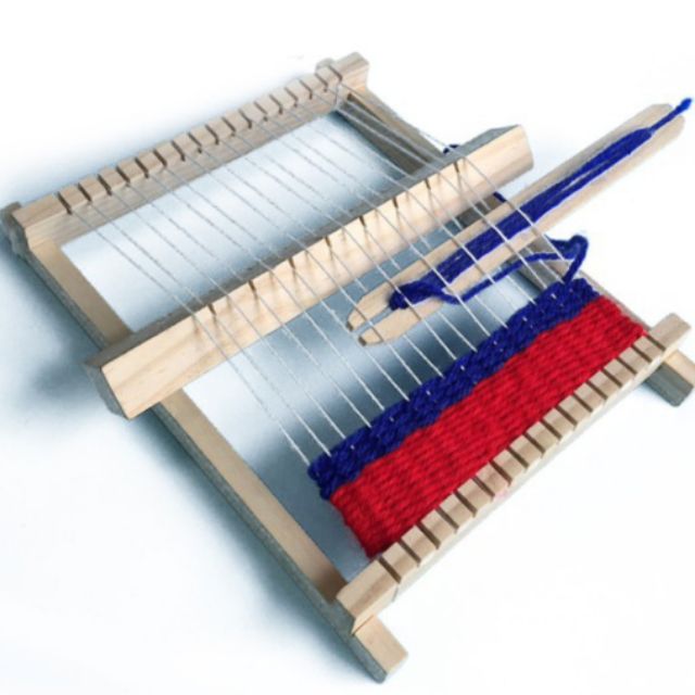 [HCM]Đồ chơi gỗ khung dệt đan len cho bé