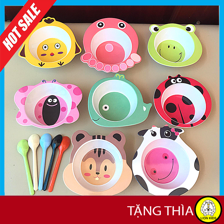 Bát Ăn Dặm Cho Bé Hình Con Vật Ngộ Nghĩnh