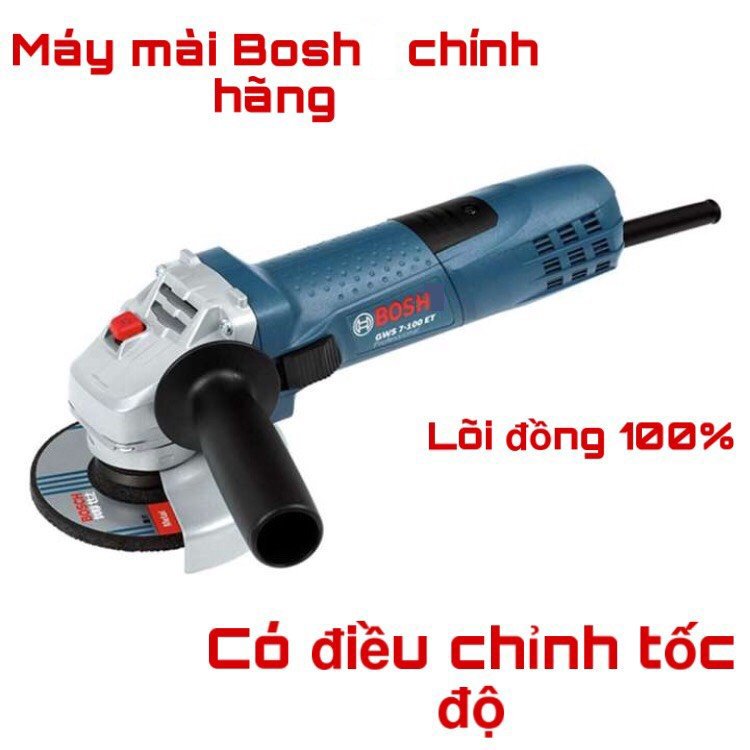 Máy mài góc- Máy mài cầm tay Bossh TỐC ĐỘ GWS 6-100 Công suất 670W đá mài 100 - Dòng bán chạy nhất Bossh năm 2022