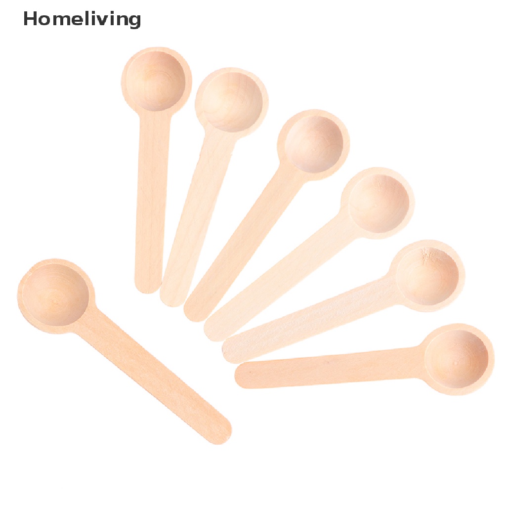 Set 50 muỗng gỗ mini tiện lợi