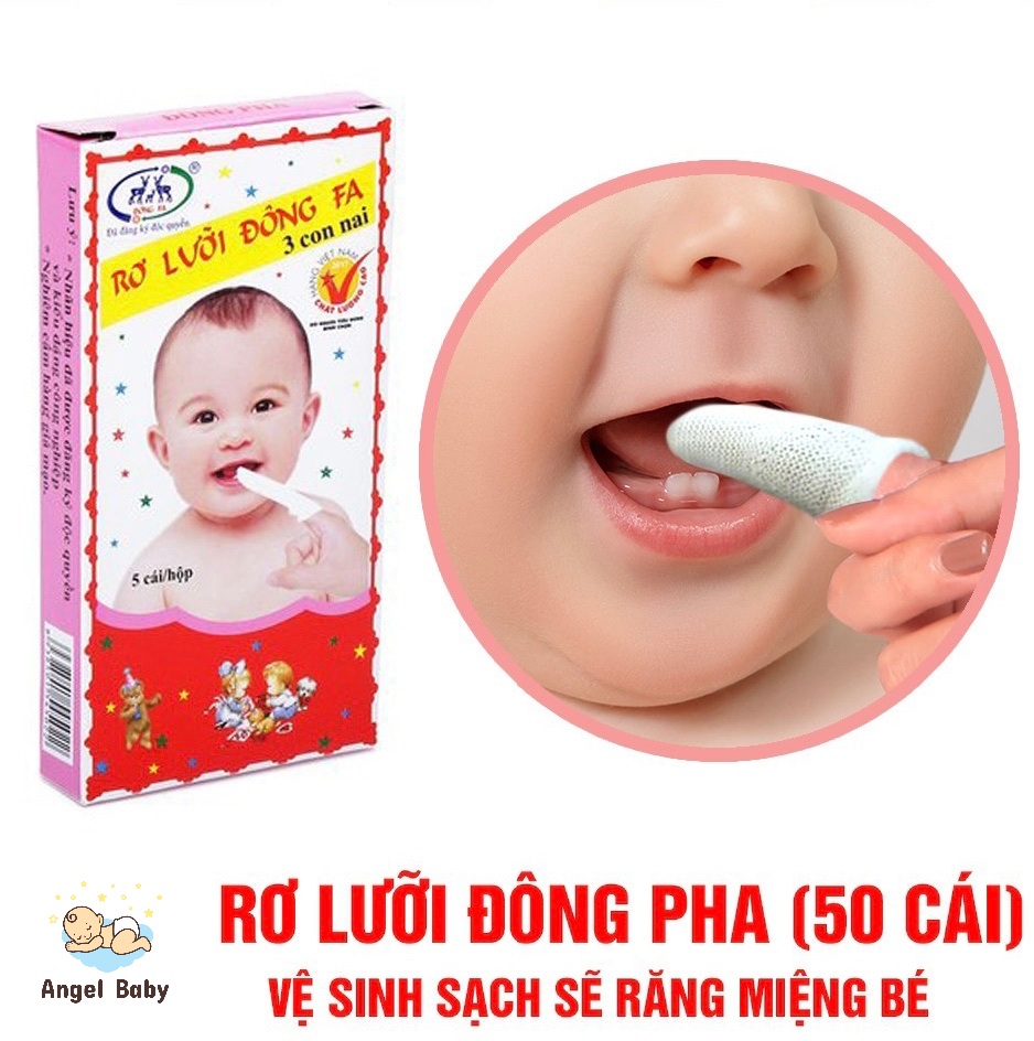 Gạc gơ lưỡi cho bé tiện lợi an toàn mỗi ngày