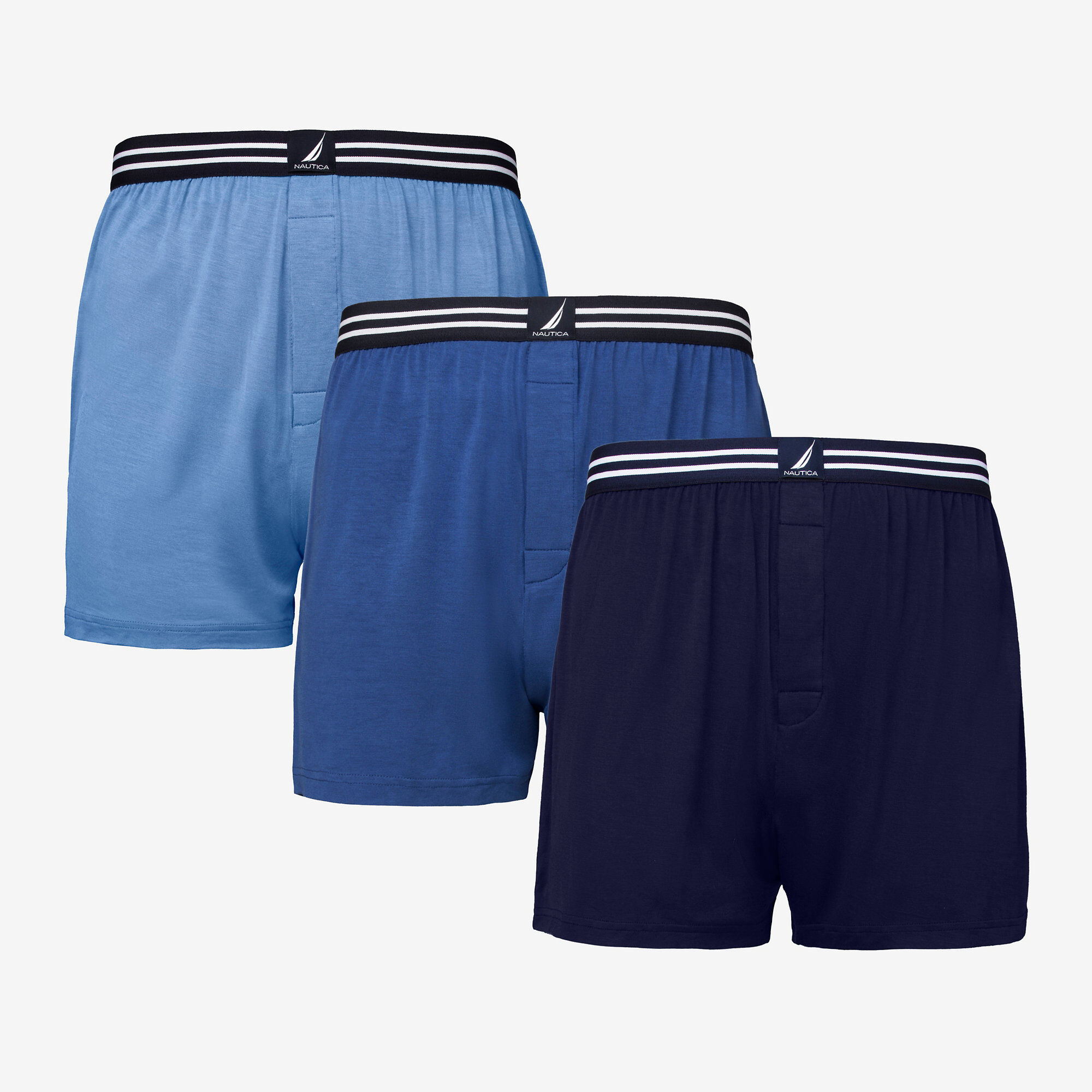 Quần boxer nam Nautica Knit Modal Boxer - Hộp 3 quần