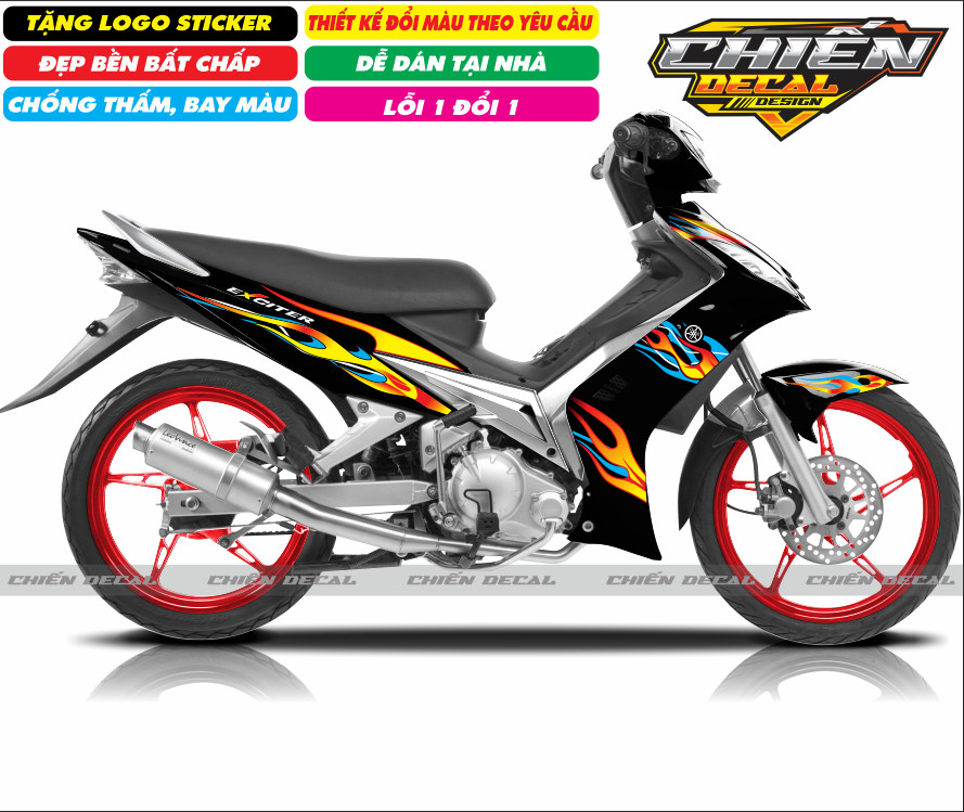 Tem rời exciter 2010 mẫu tem lửa