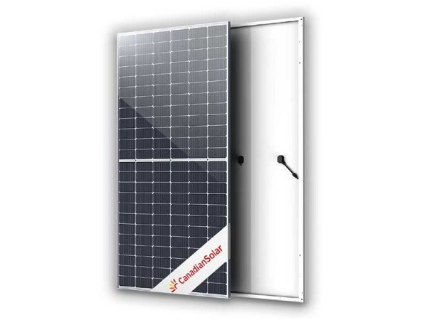 Tấm pin năng lượng mặt trời Canadian 530W, tấm pin Tấm pin Canadian 530W mono - HALF CELL ( Mới) bảo hành vật lý 12 năm hiệu xuất 25 năm
