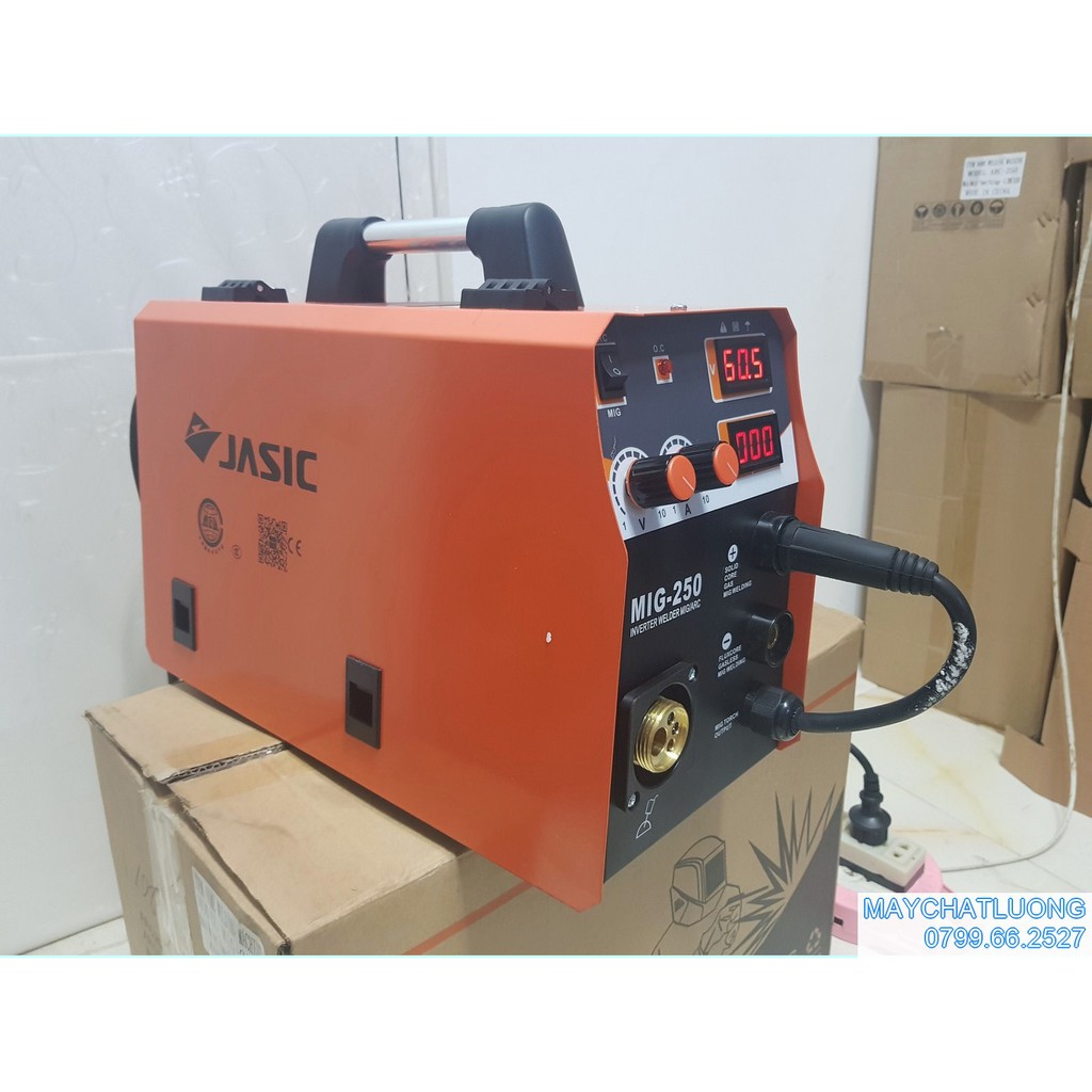 [HCM][Trả góp 0%] Máy Hàn Mig Mini 250A Không Dùng Khí (Tặng Cuộn Dây Hàn Lõi Thuốc