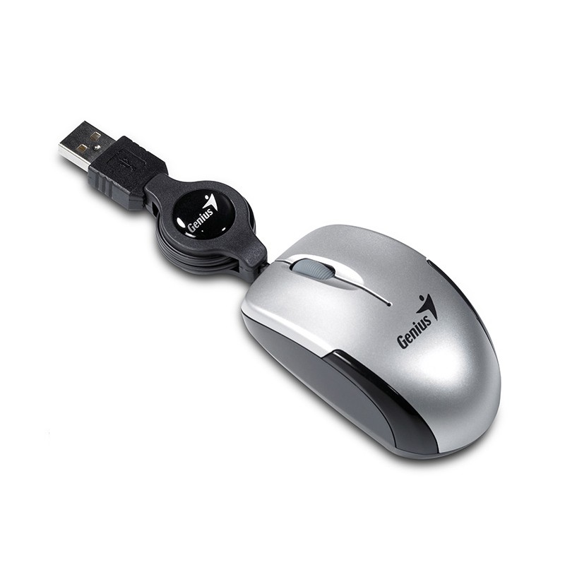 Chuột Dây Rút Genius Micro Traveler - Hàng Chính Hãng