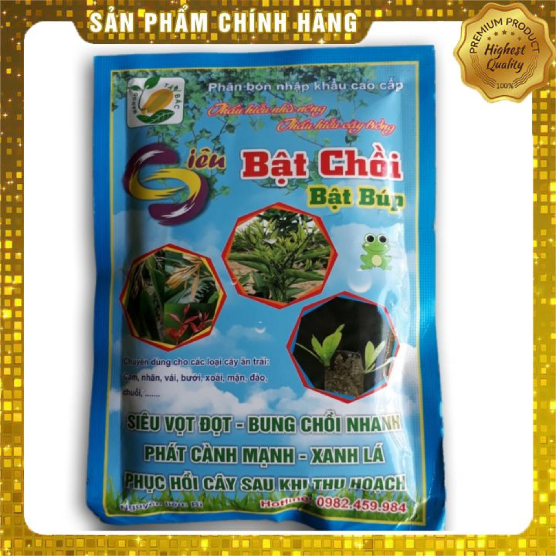 Combo 5 gói Siêu bật chồi, bật búp Mango (20g) giúp cây trồng siêu vọt đọt, bung chồi nhanh, phát cành mạnh, xanh lá.