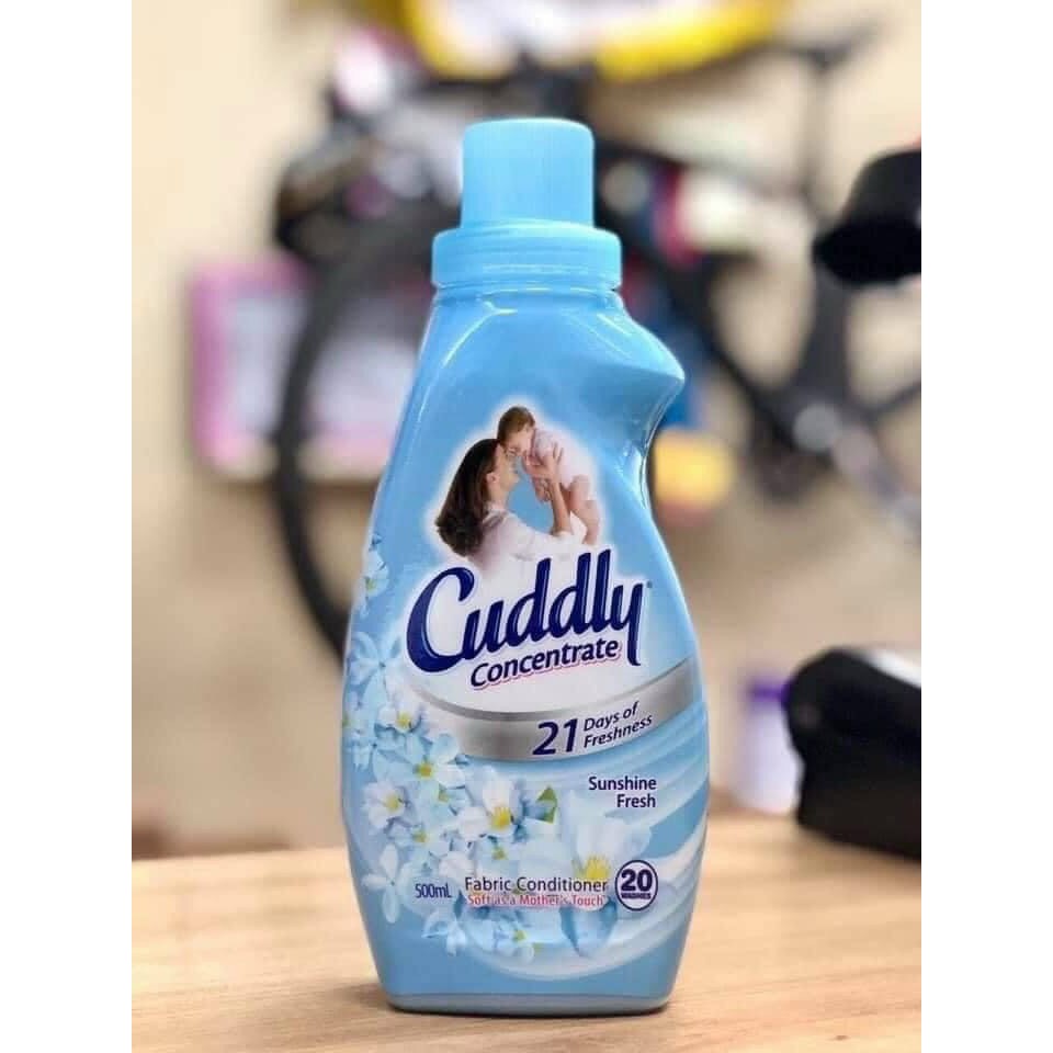 Nước xả vải Cuddly Sunshine fresh đậm đặc [Úc] Hương Ban Mai 500ml