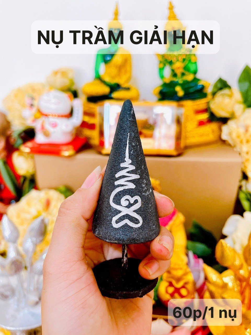 Nhang nụ trầm sư vẽ trú - nụ trầm thơm thái lan