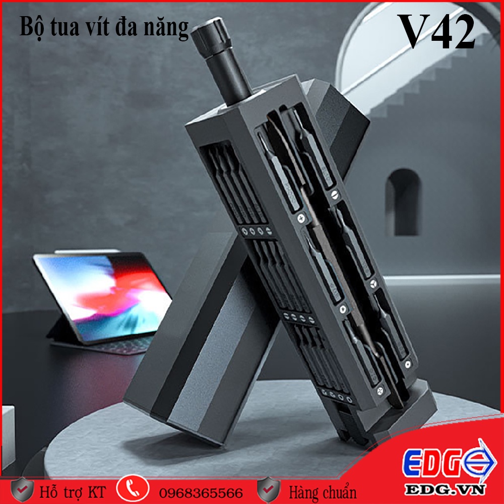 Bộ tua vít đa năng V42 nhỏ gọn với 42 đầu