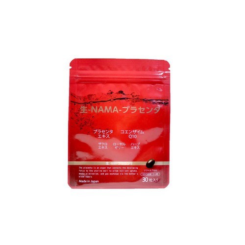 Viên uống nhau thai tươi Nama Placenta Q10 Nhật Bản gói 30 viên