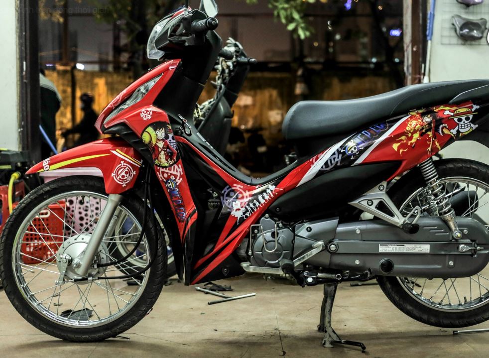 Tem Trùm Wave RSX Once Pice Đỏ