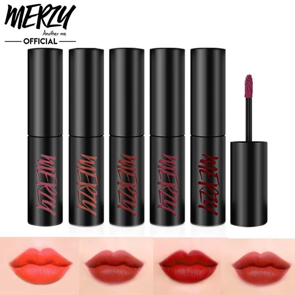 [SẢN PHẨM BÁN CHẠY] Son Kem Lì Merzy The First Velvet Tint 4.5g HOT HOT HOT - Chất Son Mềm Mại, Lên Màu Cực Chuẩn, Lỳ Nhưng Không Khô Môi, Sang Trọng Thời Thượng.