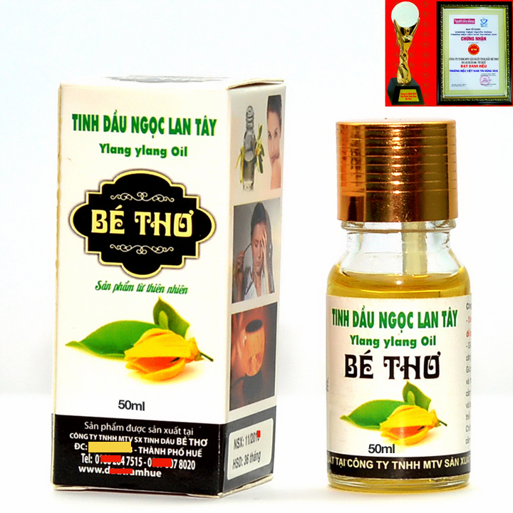 Tinh dầu thiên nhiên Bé Thơ dung tích 10ml