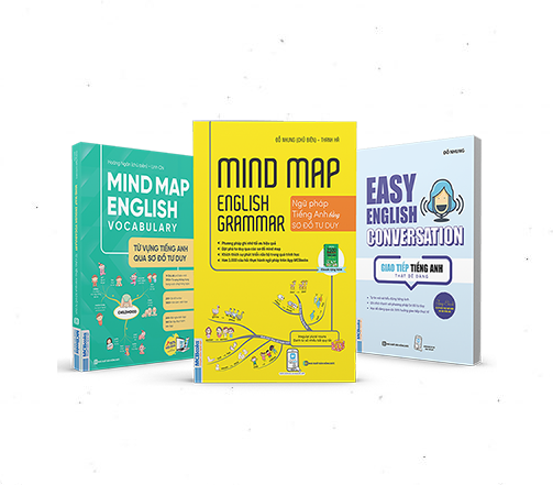 Combo bộ 3 cuốn sách Mindmap English
