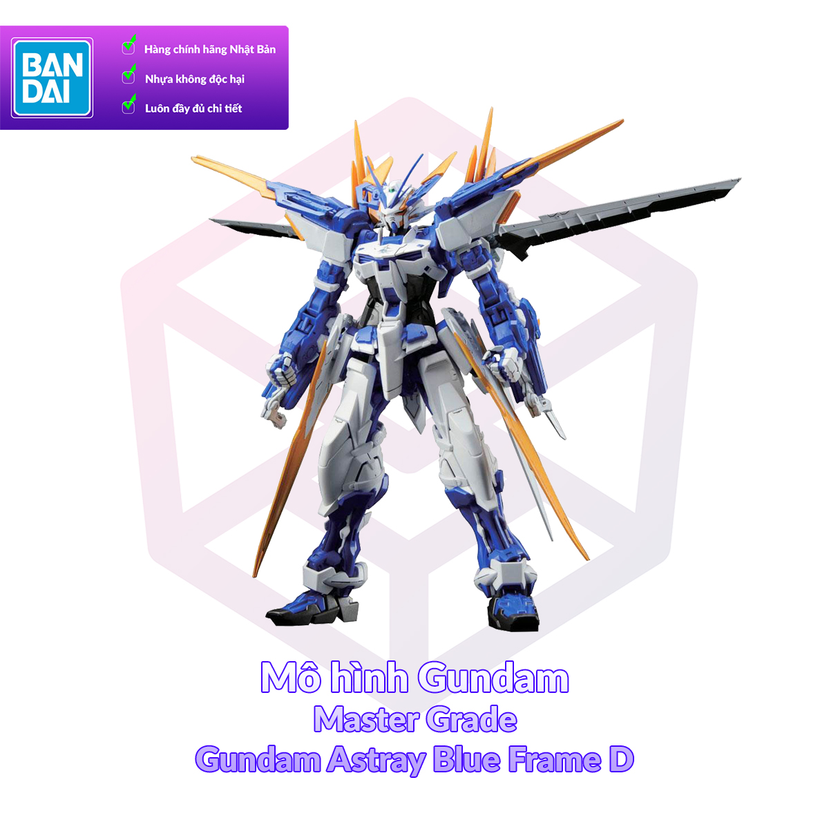 7-11 12 VOUCHER 8%Mô Hình Gundam Bandai MG Gundam Astray Blue Frame D 1
