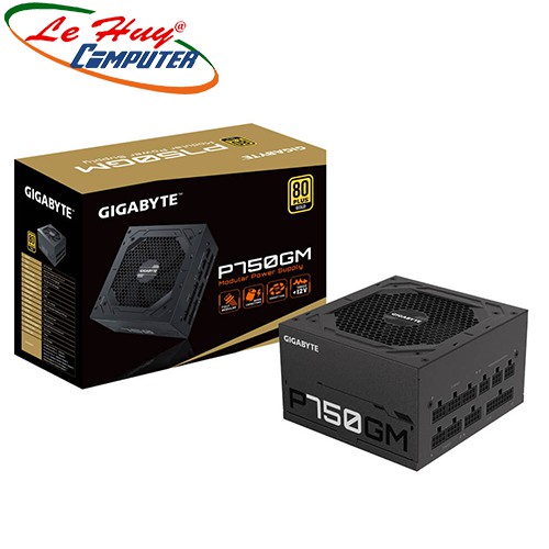 Nguồn máy tính gigabyte gp-p750gm 750w 80+ gold modular