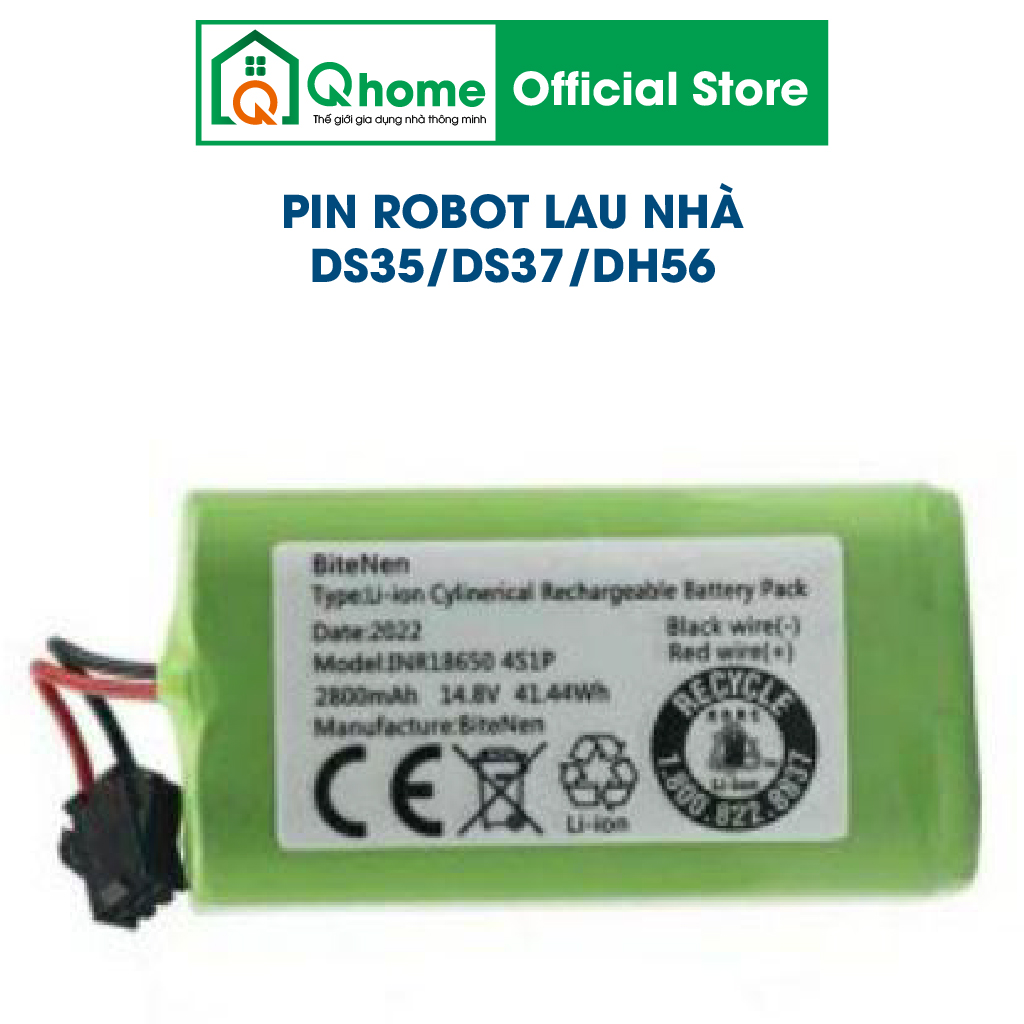 Pin robot lau nhà ds35/ds37/dh56