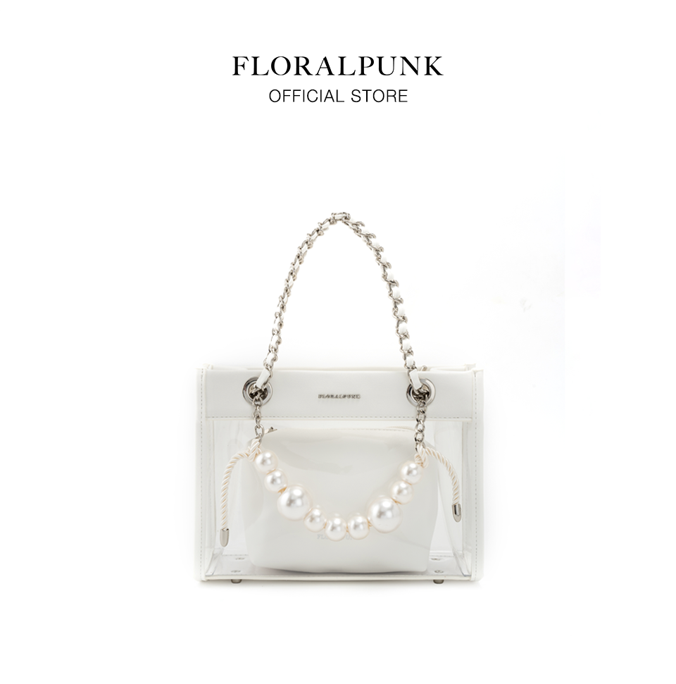 Túi xách Floralpunk Downtown Transparent Bag Mini - Màu Trắng