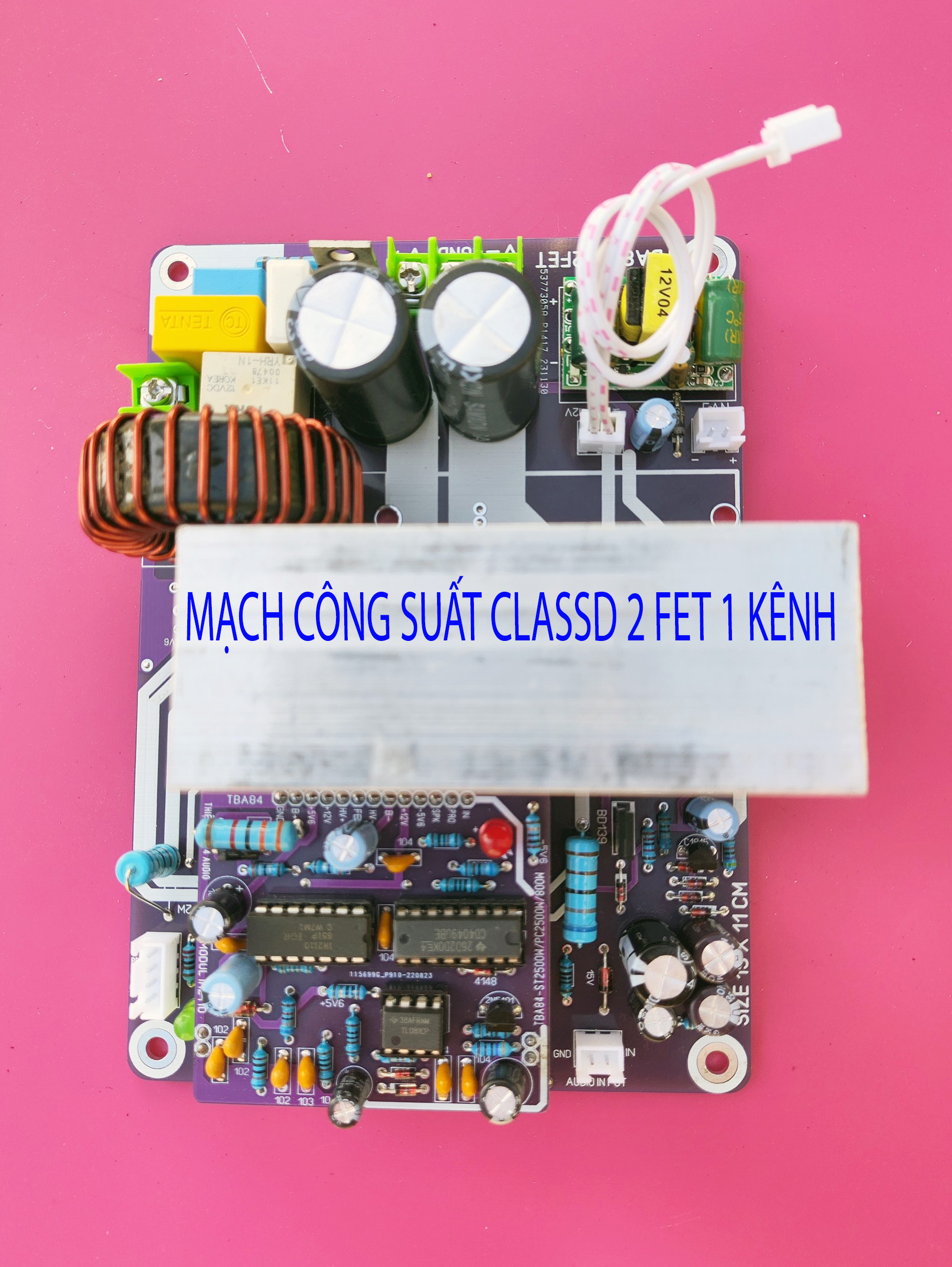 Mạch công suất class d 1 kênh 1000w