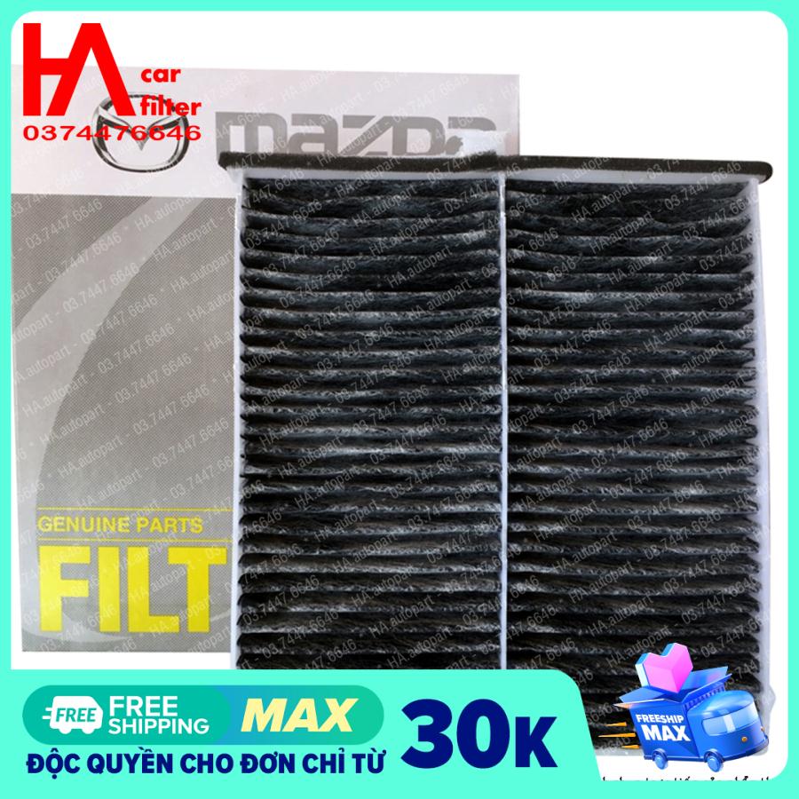 Lọc gió điều hòa [than hoạt tính] Mazda 3 đời 2014-2019, Mazda 6 đời 2012-2022, Mazda CX-5 đời 2012-2022.