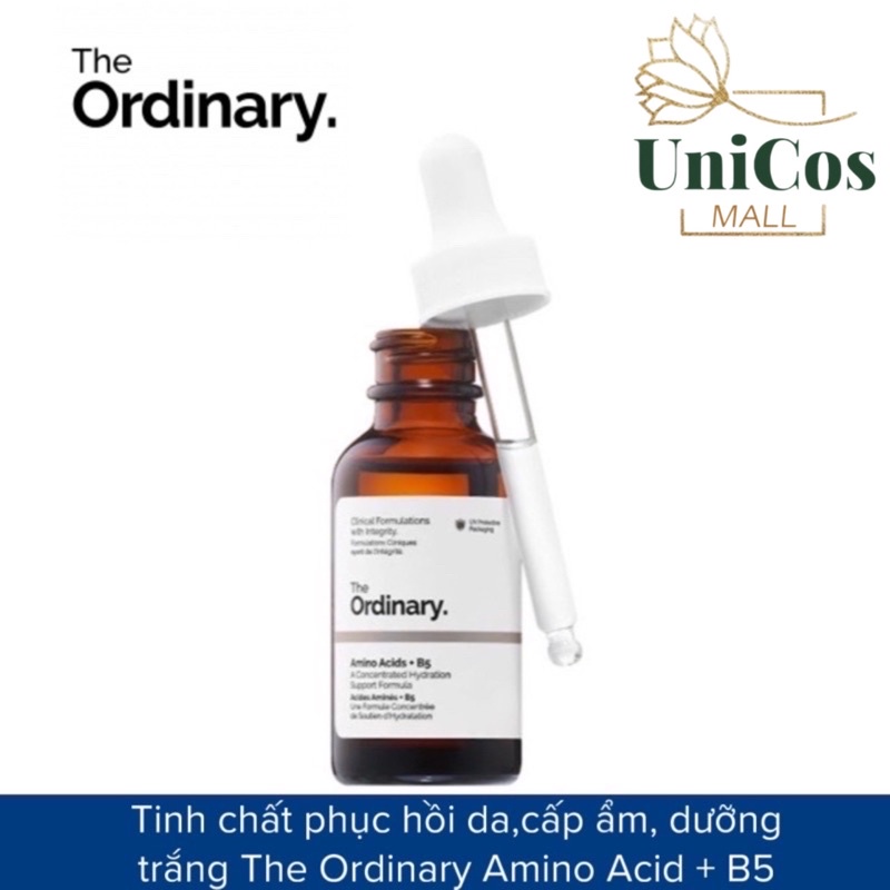 Tinh chất phục hồi da,cấp ẩm, dưỡng trắng The Ordinary Amino Acid + B5 30ml
