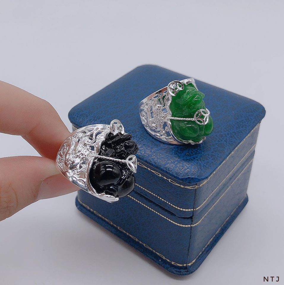 Nhẫn nam bạc, nhẫn tỳ hưu hút tài lộc