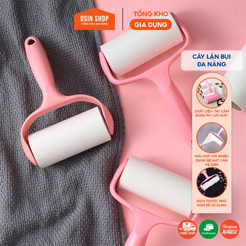 Cây lăn bụi làm sạch quần áo, ga giường, sofa, lông chó mèo - gia dụng osin shop