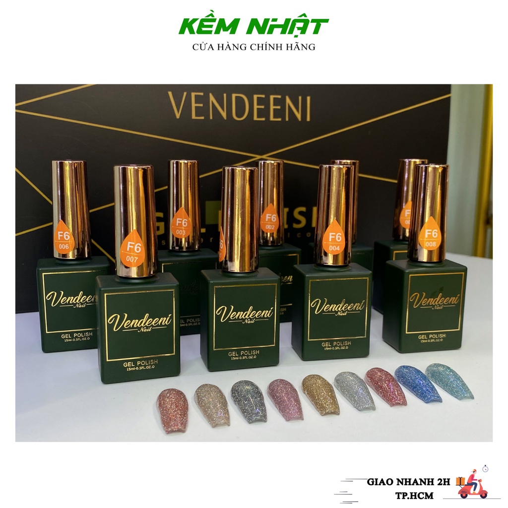 Set sơn nhũ flash siêu sáng vendeeni