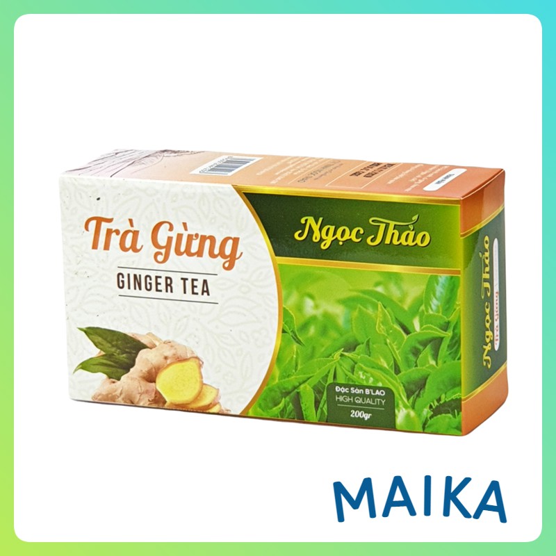 Hộp trà gừng ngọc thảo 200 gr