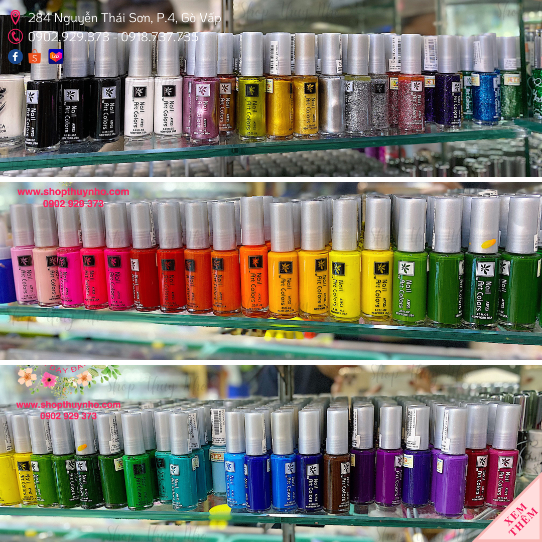 [CHÍNH HÃNG] Sơn cọ nét thường tập vẽ ATP ATP23 nắp bạc 7.4ml dụng cụ làm móng tay chuyên nghiệp nghệ thuật nail