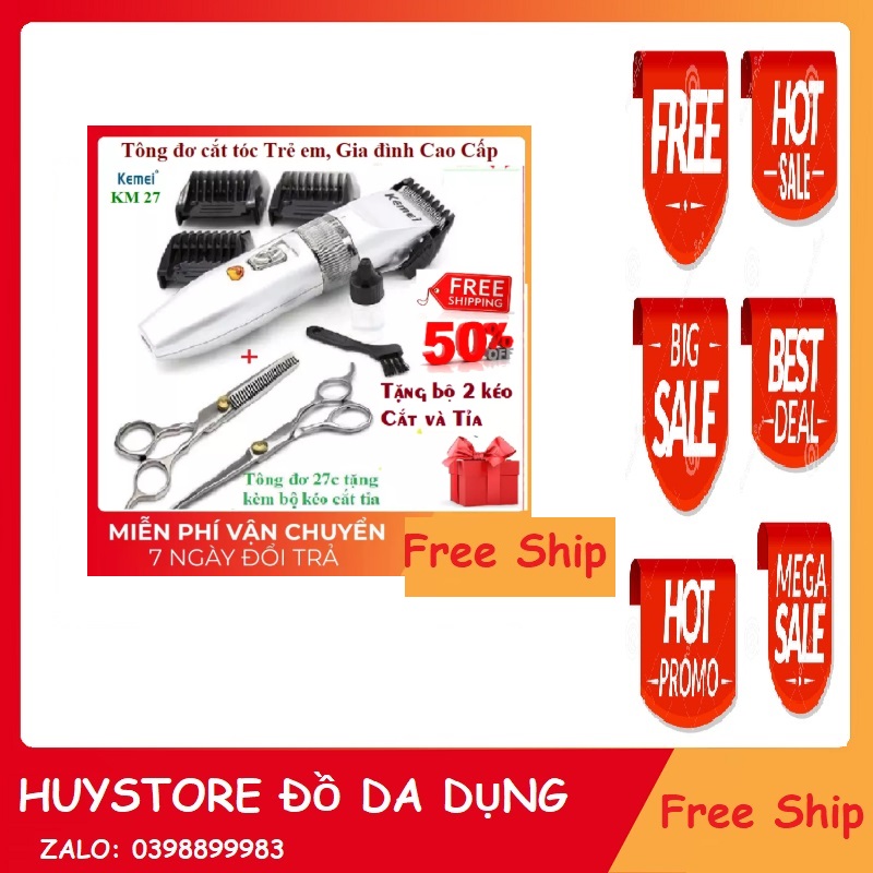 [Tặng 2 kéo cắt tỉa tóc] Tông đơ cắt tóc trẻ em, tăng đơ cắt tóc gia đình, Tông đơ Không Dây Chuyên Nghiệp Kemei rẻ hơn Jichen JC0817,codos, xiaomi, philips, fade cắt tóc nam tại nhà cao cấp tặng 4 cữ cắt an toàn