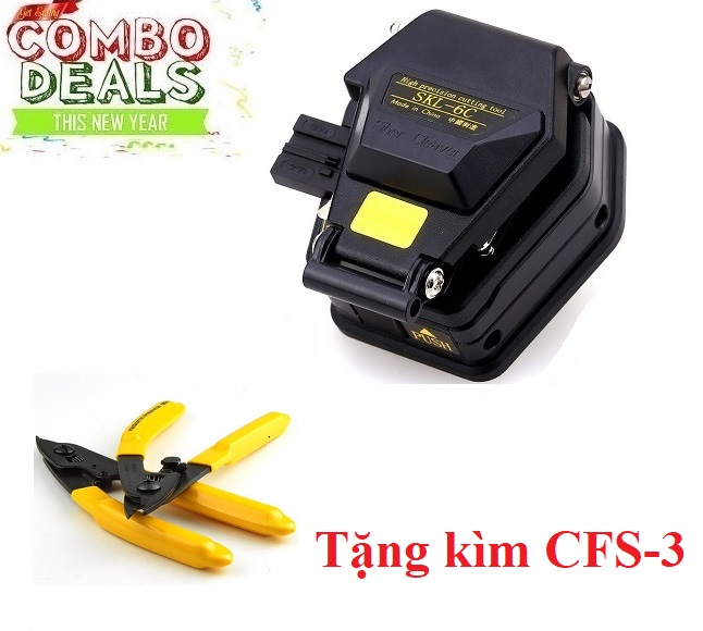 Dao cắt sợi quang skl 6c tặng kìm tuốt dây quang cfs-3