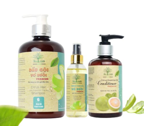 [HCM]Bộ 3 Dầu Gội 600ml + Xả 250ml + Xịt Hoàn Hảo Cho Tóc – AmeGreen 100ml