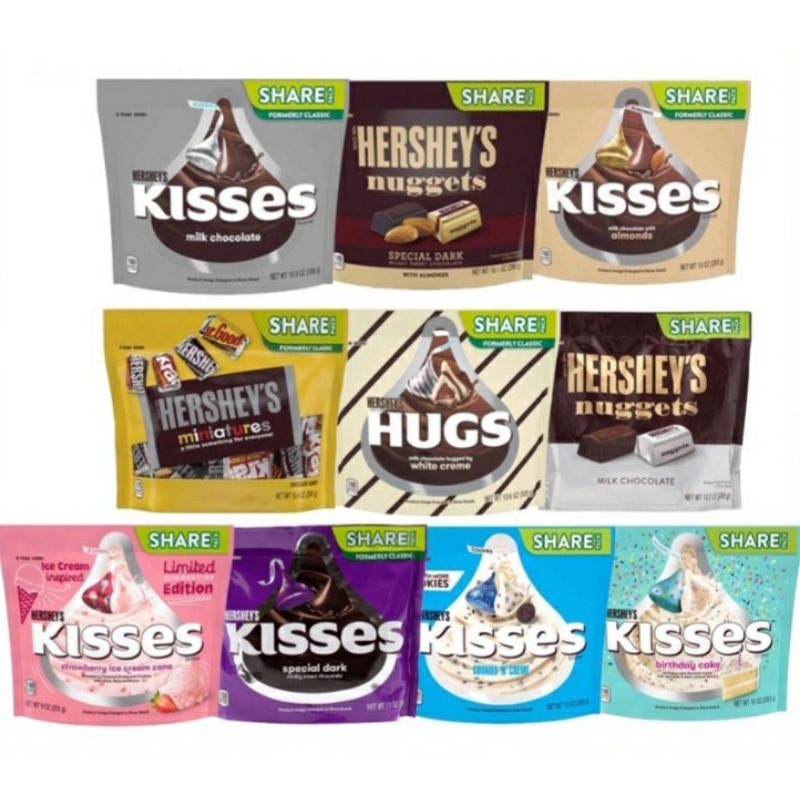 Candy Chocolate HERSHEY'S kisses American many kinds