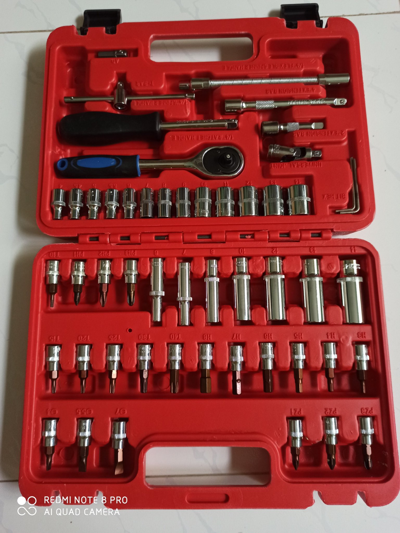 Bộ khẩu sửa chữa 1/4 - 53 chi tiết