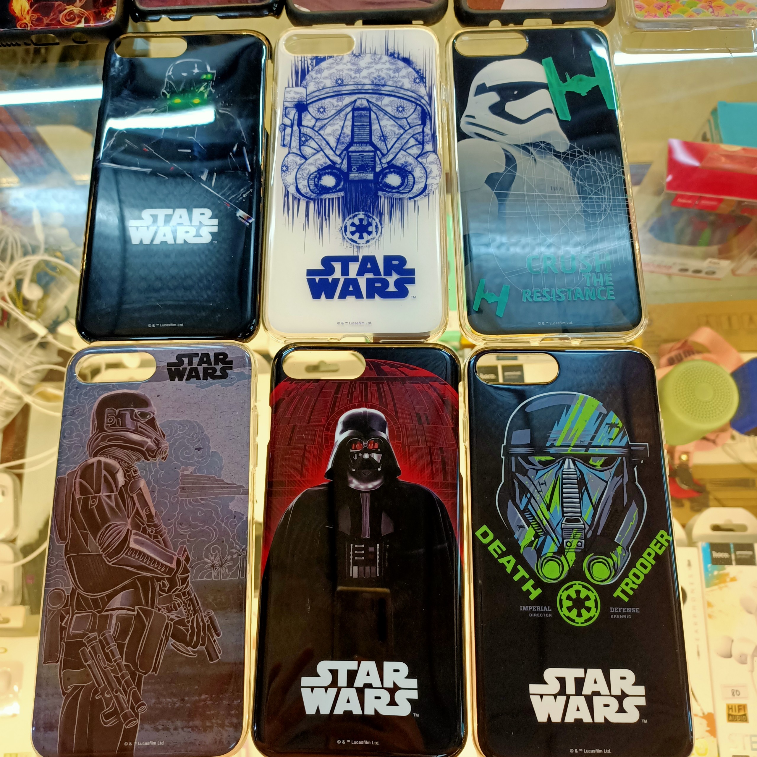Ốp Lưng Mềm In Hình Nhân Vật Star War Cho Iphone 7G,8G,6 Plus,7 Plus,8 Plus