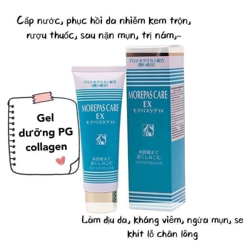 Gel Collagen giúp giảm tổn thương da từ sụn mũi cá hồi Morepas