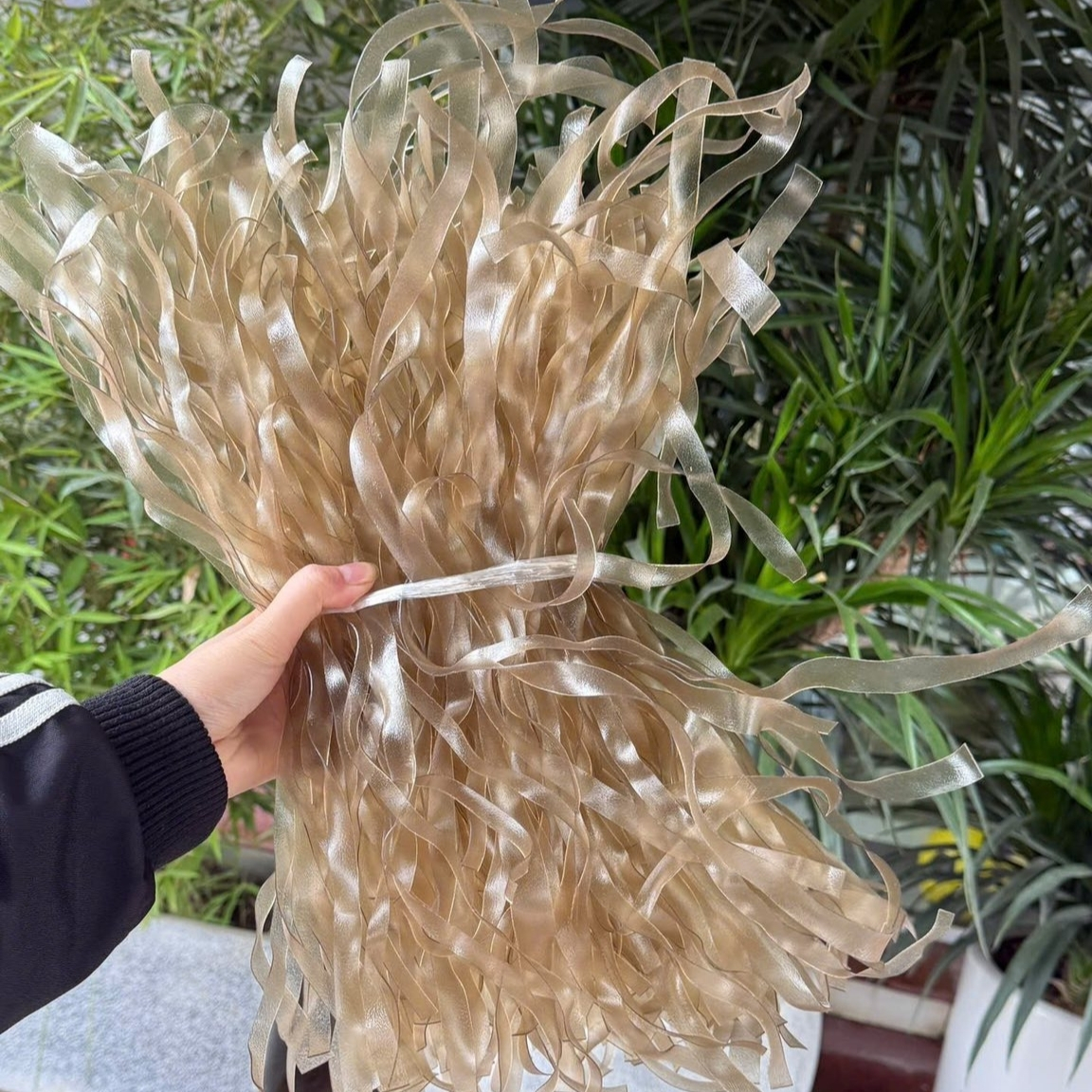 Miến dong khoai sâm (1kg). Miến dong thái tay sợi to, sợi nhỏ từ củ dong Tây Bắc, củ khoai sâm đất tươi