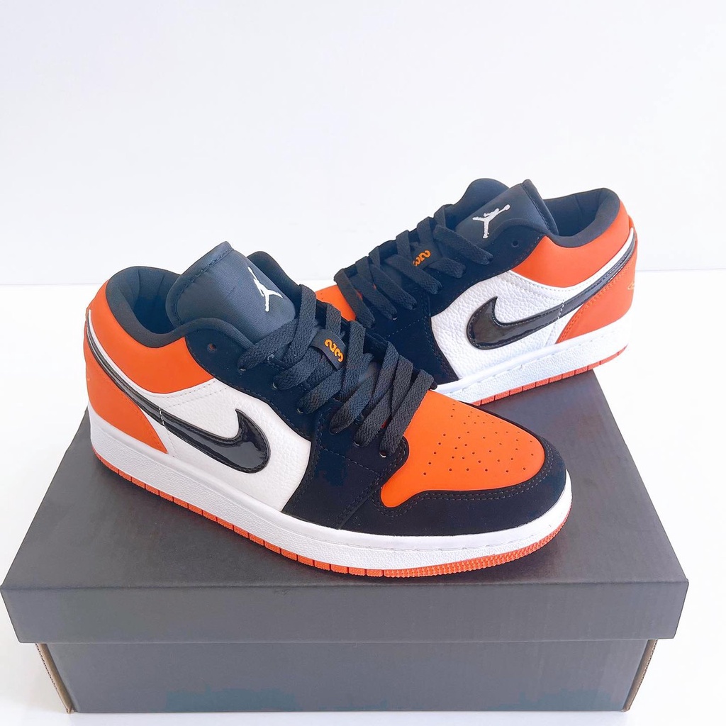 Giày sneaker cổ thấp | J0rdan 1 Low Cam đen