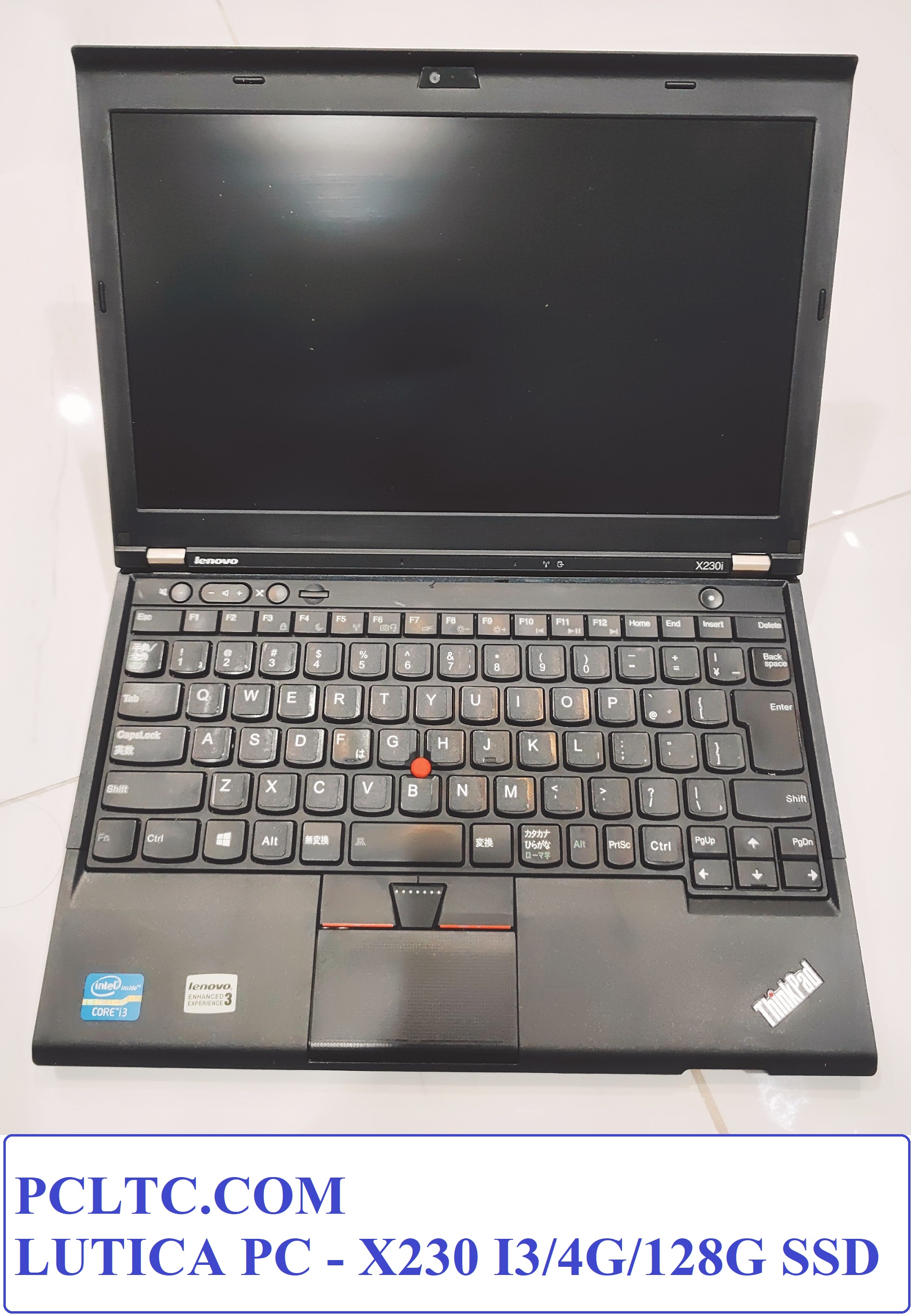 Laptop lenovo x230 thinkpad học online nhỏ gọn 12.5/hd/i3 3120m/4g/ssd 120g +quà tặng chuột+túi laptop